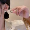 Pendientes de perlas con diseño retro francés para mujer, con personalidad, elegantes y a la moda, combinables con todo.