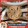Escultura em Aço Inoxidável em Forma de Relógio para Shopping Center, Material 316, Resistente a Altas Temperaturas, Decoração de Paisagem Tropical, Ornamento Estável e Durável