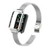 Adecuado para Correa de Reloj Oppo Bracelet 2 Acero Inoxidable Correa con Hebilla Deslizante Milanesa Correa para Oppo Watch Free