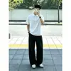 Tendência de Outono Cor Lisa Draping High-End Calças Casuais Estilo Coreano Moda Alongamento das Pernas Perna Reta Calças de Alfaiataria Tendência