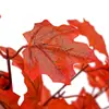 Árboles Muertos Artificiales con Hojas para Paisajismo, Ramas y Ramitas Decorativas, Hojas de Arce Simuladas, Hojas de Arce Rojas Artificiales de Alta Calidad