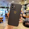 Nueva funda de TPU con diseño de amor bronceado y agujeros finos para Apple 15, funda blanda para iPhone 16/14, 7 Plus/12 PM