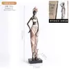 Estilo Campestre Americano Vintage Resina Creativo Figura de Hombre Negro Africano Decoración para Hogar de Diseñador Sala de Estar Escritorio Mesa de Café