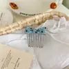 Pente de Cabelo com Laço de Bolinhas, com uma Vibração Doce e Gentil, um Pente Versátil Antiderrapante para Meninas, Perfeito para Arrumar Franjas e Fios Soltos