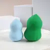 Uso duplo para úmido e seco, esponja de maquiagem delicada e não absorvente que expande quando molhada, ferramenta de beleza macia e amiga da pele