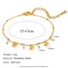 Europeu e Americano Transfronteiriço Novo Estilo Ins Versátil Tendência Joia de Mão Aço Inoxidável Banhado Ouro 18K Coleção de Pulseiras de Borla