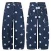 Jeans Feminino de Perna Larga Slimming Estilo Coreano Outono 2026 com Bolinhas, Design de Nicho, Bainha Dobrada, Perna Reta