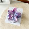 Pinza de Pelo para Mujer con Patrón Dali Flor de Huevo Dulce Alto Sentido Disco para Parte Trasera de la Cabeza Pinza de Tiburón Grande