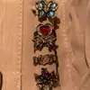 Anillos apilables vintage estilo millennial para mujer, anillos para dedo índice retro de lujo discreto de nicho, estilo corte desgastado de alta gama