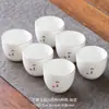 Tazas de Té de Porcelana de Jade Blanco Dehua 6 Piezas, 8 Piezas, 10 Piezas Juego de Té Cerámico Kung Fu Juego de Tazas de Té Pequeñas