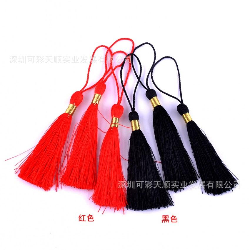 绕金丝细线小流苏