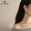 Pendientes Inteligentes, Suaves, Claros y Transparentes de Joyería Aitong, Pendientes Frescos, Transparentes, Delicados y Exquisitos, Pendientes Estilo Ins Japonés y Coreano