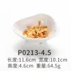 Plato para condimentos tazón plato para salsas plato de plástico para salsa de soja plato pequeño de plástico plato para condimentos mojado en salsa de soja plato para vinagre vajilla de melamina comercial