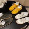 En Stock Miu Nuevo Modelo Suela de Galleta Zapatos de Entrenamiento Alemanes para Mujer, Tenis Casuales con Cordones de Cuero Genuino, Zapatos Deportivos Versátiles tipo "Dad Shoes"