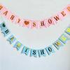 Amazon Es una niña Baby Shower Set de Banderas de Papel Bandera para Fiesta de Bebé Guirnalda de Letras