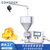 Máquina Semi-Automática de Enchimento de Pasta Zonesun Bomba Rotativa Máquina de Enchimento de Cabeça Única Recheio de Bolo Pão Creme Geleia