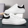 Sapatos Brancos Femininos Casal Estudantes Estilo Coreano Primavera e Outono 2024 Sapatos Femininos Tênis Plataforma Aumentada Sapatos Femininos Tendência