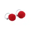 Pendientes coreanos de moda para mujer, temperamento simple, felpa, frescos, lindos, clip para oreja en forma de U sin agujero en la oreja, joyería para niños