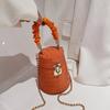 Bolsas de Mujer Transfronterizas 2026 Nuevo Bolso Cubo con Patrón de Cocodrilo Bolso de Mano con Cadena de Moda Europea y Americana Artículo Caliente de Moda