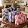Bolsa Grande de Cáñamo Super Grande, Bolsa para Empacar Mudanzas, Bolsa Tejida, Bolsa de Piel de Serpiente, Bolsa Resistente Impermeable para Equipaje, Bolsa para Guardar Colchas
