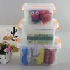 Maleta Transparente Caja de Almacenamiento para Cereales Caja Ajustable para el Hogar y el Coche Piezas de Artículos Varios Cosméticos Almacenamiento de Alimentos Caja de PP