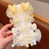 Tocado de Borlas para Niñas Lazo Cinta de Hielo Princesa Niña Pequeña Copo de Nieve Accesorios para el Cabello Horquilla para el Cabello Infantil