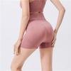 Shorts de yoga ajustados sin costuras de talle alto para mujer, adelgazantes, levanta glúteos, control de abdomen, secado rápido, para entrenamiento