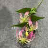 Impresión 3D lirio de fuego ramas largas 3 flores artificiales lirio Jialan de alta calidad boda hogar comercio exterior mayoreo