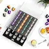 Suporte de Exibição Personalizado de Acrílico para Cápsulas de Café Adequado para Rack de Armazenamento de Cápsulas de Café Nespresso Vertuo