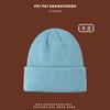 Gorro de punto con letras cálidas de doble estrella para mujer, otoño e invierno, nuevo, combinable con todo, resistente al frío, con protección para las orejas pequeñas, gorro de lana para montar.