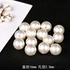3-30mm contas peroladas de imitação com furo para realce contas soltas para grampo de cabelo DIY feito à mão acessórios para pulseira colar decoração