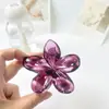 Presilha de Cabelo Gradiente Pérola Plumeria Transfronteiriça Europeia e Americana Presilha de Flor Presilha Lateral Presilha para Meio Preso Parte de Trás da Cabeça Presilha de Tubarão