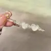 Pasador de Pelo con Forma de Corazón, Pinza para el Pelo de Cristal Estilo Hada, Elegante Accesorio Lateral para el Cabello, Adorno Sencillo para el Flequillo Estilo Bosque