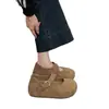 Zapatos Birkenstock de suela gruesa para aumentar la altura para mujer, nuevo estilo de verano, zapatos Mary Jane lindos y peculiares, mocasines, mocasines bajos y zapatos de una sola tira