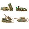 Insignia Metálica de Pin de Tanque Militar Broche de Misil Balístico Intercontinental Dongfeng-41 Souvenir Accesorios para Ropa Bolsas