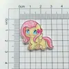 Pequeno Prendedor de Cabelo My Little Pony com Design em Acrílico, Grampo Lateral Fofo de Desenho Animado para Meninas, Prendedor Bico de Pato Q