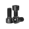 Tornillos de Hexágono Interior, Grado 12.9, Alta Resistencia, Rosca Completa, Rosca Parcial, Tornillos Negro Mate, Cabeza Cóncava, Tornillos de Cabeza Cilíndrica M3 M10
