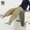 Pantalones Casuales Ligeros Elásticos para Niños Duoduo 2026 Primavera y Otoño Pantalones de Senderismo para Niños Pantalones Largos Simples Versátiles para Exteriores