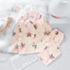 Comércio exterior meninos pijamas meninas manga comprida coreano meninas primavera e outono princesa bebê estudante roupas de casa terno atacado