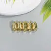 Pulseira Colar de Ouro 18K Preenchido Conserva Cor Fivela Magnética Conexão Magnética Forte Cilíndrica Conserva Cor Joias Artesanais DIY Acessórios