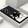 Funda de Silicona para Teléfono de Gato Perezoso Linda para Mujer, Estilo Nicho, Adecuada para Samsung S22/S23 Ultra, Funda Suave Anti-Caídas