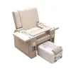 Sofá banheira de pés elétrica multifuncional, sofá elétrico de massagem nos pés, cadeira multifuncional de couro para banheira de pés de uma pessoa, pode reclinar para dormir