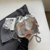 Lindo Bolso Pequeño para Mujer 2024 Nueva Moda Primavera y Verano Bolso Balde Casual Bolso con Lazo Bolso Bandolera