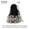 Material para Acessórios DIY Feitos à Mão Fecho Lagosta Cordão para Celular Joias Colorido Cordão Argola de Pendurar com Fivela de Metal Alça Atacado