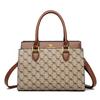 Bolso de Mujer Marca Canguro Cebada Patrón Simple Versátil Gran Capacidad Bolso de Mano Bolso de Hombro Cruzado para Madres de Mediana Edad Moderno