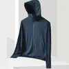 Roupa com Proteção Solar em Malha Masculina 2026 Verão Nova Proteção UV Fina Respirável Roupa de Proteção Solar Jaqueta para Pesca ao Ar Livre