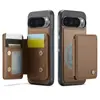 Funda magnética dos en uno para teléfono móvil adecuada para Google 11Proxl Pixel 10 con tarjetero y carga inalámbrica, funda de cuero