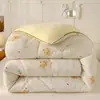 Manta de Doble Capa de Gasa Grado A Materno e Infantil para Primavera y Otoño, Manta Gruesa Cálida de Invierno, para Dormitorio de Estudiantes, Núcleo de Algodón, Manta para las Cuatro Estaciones, Lavable a Máquina