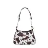 Bolsas Modernas Transfronteiriças Femininas Outono 2026 Nova Textura de Leite Textura Retrô Bolsa de Ombro Única Bolsa Moderna Bolsa Transversal Mini