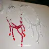 Collar Gargantilla de Borla de Perlas con Cuentas de Cristal Multicapa para Mujer, Cadena de Cuello de Diseño de Nicho, Joyería Moderna Personalizada para Mujer